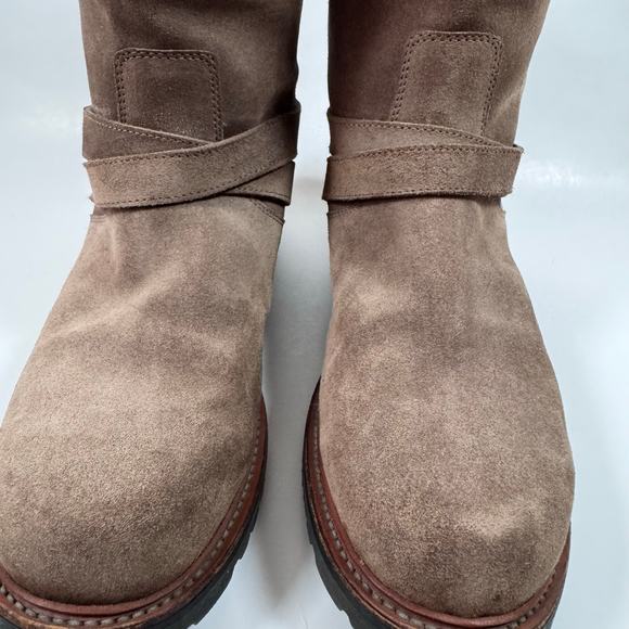 LUDWIG REITER Men's Moto Mid-Calf Biker Buckle Boots size US 8 - Picture 4 of 10